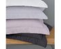Porta Travesseiro Damask Square 300 Fios Buddemeyer Branco 50 x 90 cm