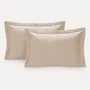 Porta Travesseiro Tom 200 Fios Bege Rose Karsten 50 x 70 cm