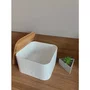 Porte De Metal Com Tampa De Madeira Cake BTC 20 cm