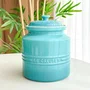 Pote Para Biscoito Le Creuset Azul Caribe 2,4L