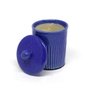 Potinho Friso Com Vela Azul Taj Home