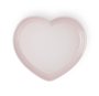 Prato Coração Le Creuset Shell Pink 23 cm