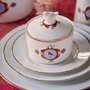 Prato de Jantar Love Birds Pip Studio Branco