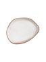Prato de Sobremesa Burle Marx em Cerâmica Luli Ateliê Branco 16 cm