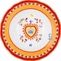 Prato Fundo em Porcelana Coração Mamma Mia Baci Milano