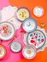 Prato Fundo em Porcelana Coração Mamma Mia Baci Milano