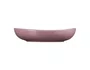 Prato Fundo Oval Flora Le Creuset Mauve Pink 22 cm