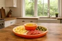 Prato para Aperitivo de Cerâmica Le Creuset Laranja 36 cm