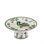 Prato para Bolo com Pé Cocoricò Egan Italy Verde 19 cm
