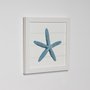Quadro Estrela C The Home Decorações Azul 25 cm 