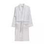 Roupão Masculino Barone M Trussardi Branco/Marmo