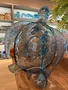 Saladeira Acrílico Tartaruga Azul 45 cm
