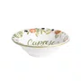 Saladeira em Cerâmica Alto Relevo Caprese 25 cm
