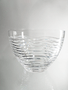 Saladeira em Cristal Lapidado Strauss Transparente