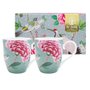 Set 02 Canecas Extra Grandes Blushing Birds Pip Studio Azul 450 ml