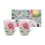 Set 02 Canecas Grandes Blushing Birds Pip Studio Caqui 350 ml