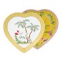 Set 02 Pratos de Coração La Majorelle Pip Studio Amarelo 21 cm