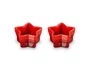 Set 02 Ramekin Estrela Le Creuset Vermelho