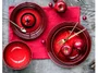 Set 12 Pratos Le Creuset Vermelho
