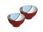 Set 2 Bowls Redondo Wara Egan Italy Vermelho 11,5cm