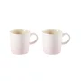 Jogo 2 Canecas Espresso 100ml Le Creuset Shell Pink