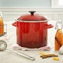 Set 2 Peças Stock Pot 26cm e Pegadores Silicone Le Creuset Vermelho