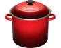 Set 2 Peças Stock Pot 26cm e Pegadores Silicone Le Creuset Vermelho
