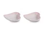 Set 2 Pratos Coração Sphere Petal Le Creuset Shell Pink 16 cm