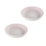 Jogo 2 Pratos Fundos 22cm Cerâmica Le Creuset Shell Pink