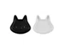 Set 2 Pratos Gato Le Creuset Preto/Branco 14 cm