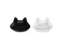 Set 2 Pratos Gato Le Creuset Preto/Branco 14 cm