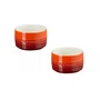 Jogo 2 Ramekins Médio 200ml Le Creuset Cayenne