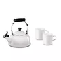 Set 3 Peças Chaleira e Caneca Le Creuset Branco