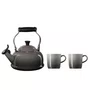 Jogo 3 Peças Chaleira e Caneca Le Creuset Flint