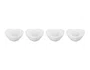 Set 4 Mini Bowls Coração Le Creuset Branco