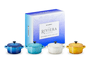 Set 4 Mini Cocottes Riviera Le Creuset Colorido