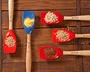 Jogo 4 Peças Espátulas e Porta Utensílios Le Creuset Vermelho