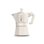 Set Cafeteira Moka Express 3 Xícaras Areia e Café Especial Moído Calda de Pudim 250g Bialetti