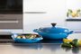 Skillet Redonda com Alça Signature Le Creuset Azul Marseille 26cm