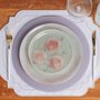 Sousplat Em Vidro Lavanda 26 cm