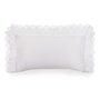 Super Fronha Edelweiss 300 Fios Trussardi Branco/Branco 50 x 90 cm