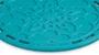 Suporte De Silicone Mandala Le Creuset Azul Caribe
