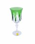 Taça para Água em Cristal Overlay Mozart Verde Escuro 400 ml
