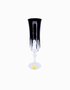 Taça para Champagne em Cristal Overley Mozart Preto 210 ml
