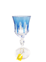 Taça para Licor em Cristal Overley Mozart Azul Claro 80 ml