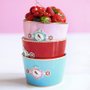 Tigela Bowl Medallion Love Birds Pip Studio Rosa 15 cm