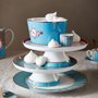 Tigela de Porcelana Medallion Love Birds Pip Studio Azul 20 cm