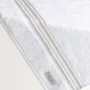 Toalha Banhao Barberine Trussardi  Branco e Pistacchio 86cm  x 150cm