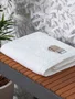 Toalha Banhão Modena 0,86 x 1,50 LCL Home By Trussardi Branca