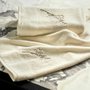 Toalha de Banho Almond Flowers Bordada 0,70 x 1,40 Boss Home